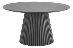 Nordic Living Černý dubový jídelní stůl Osaka 140 cm