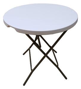 Skládací bistro stolek - průměr 80cm, výška 75cm