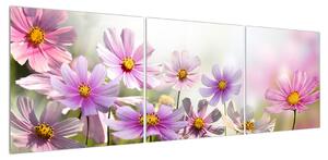 Obraz květů (150x50 cm)