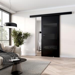 Posuvné interiérové dveře BARRET 14 - 106 cm, černé