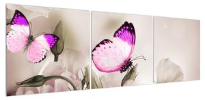 Obraz motýla (150x50 cm)