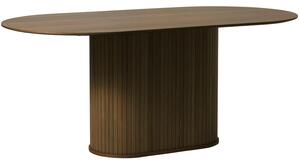 -25 % Dny MOMENTI– Unique Furniture Tmavý dubový jídelní stůl Nola 180 x 95 cm