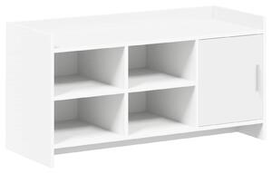 Skříň na obuv Bílá 100 x 39,5 x 51 cm Kompozitní dřevo