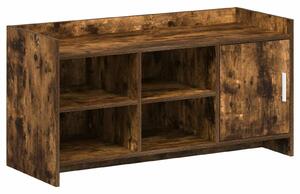 Skříň na obuv Kouřový dub 100 x 39,5 x 51 cm Kompozitní dřevo