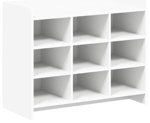 Skříň na obuv Bílá 85 x 39,5 x 70 cm Kompozitní dřevo