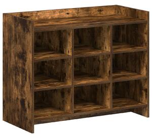 Skříň na obuv Kouřový dub 85 x 39,5 x 70 cm Kompozitní dřevo