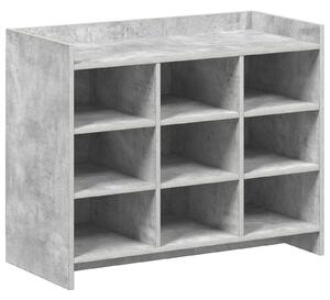 Skříň na obuv Betonově šedá 85 x 39,5 x 70 cm Kompozitní dřevo