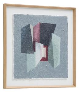 Kave Home Abstraktní obraz Veluni 60 x 60 cm