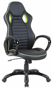 Zelená herní židle Strip