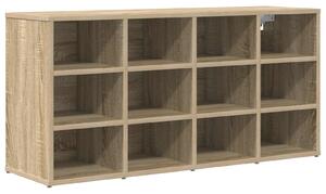 Skříň na obuv 103 x 30 x 51 cm Kompozitní dřevo Sonoma dub
