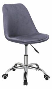 Otočná židle Zecca VIC šedá