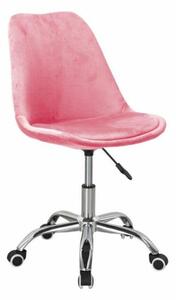 Otočná židle Zecca VIC růžová