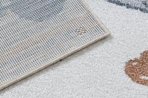 Makro Abra Dětský kusový koberec BONO 8441 Králíček Námořník Lodička krémový modrý Rozměr: 80x150 cm