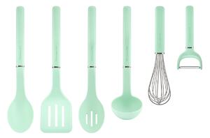 Kuchyňské náčiní KitchenAid sada 6 ks univerzální set nástrojů vaření pečení odměrky obracečky špachtle odolné KHH469OSSNAG