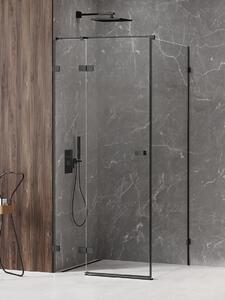 New Trendy Avexa Black sprchový kout 90x90 cm čtvercový černá matný/průhledné sklo EXK-1576