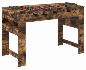 Stolní fotbálek Kouřový dub 125 x 60,5 x 80 cm kompozitní dřevo