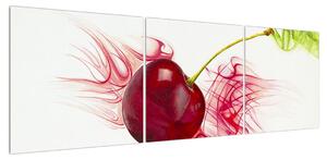Obraz plodu třešně (150x50 cm)