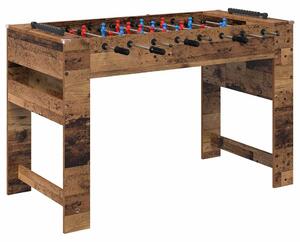 Stolní fotbálek Staré dřevo 125 x 60,5 x 80 cm kompozitní dřevo