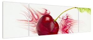 Obraz plodu třešně (170x50 cm)