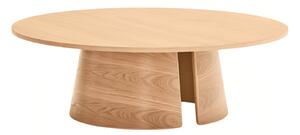 Jasanový kulatý konferenční stolek Teulat Cep 110 cm