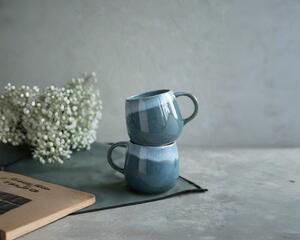 Keramický hrnek Ocean – modré mořské tóny, 290 ml, průměr 8 cm, výška 8,5 cm