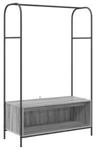 Kovový stojan na oblečení Šedá 100 x 44 x 160 cm