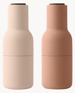 Sada mlýnků na'sůl a pepř s víčky z ořechového dřeva Bottle Grinder, 2 díly