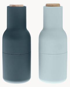 Sada mlýnků na'sůl a pepř s víčky z bukového dřeva Bottle Grinder, 2 díly