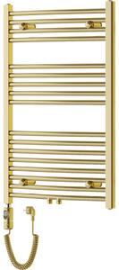 Mexen Ares, elektrické topné těleso 900 x 600 mm, 300 W, zlatá lesklá, W102-0900-600-2300-50