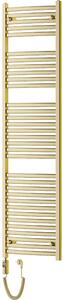 Mexen Helios, elektrické topné těleso 1800 x 500 mm, 900 W, zlatá lesklá, W103-1800-500-2900-50