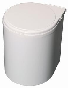 Gollinucci Vestavný odpadkový koš na dvířka Linea 270 bílý - 1x13 litrů