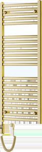 Mexen Helios, elektrické topné těleso 1200 x 500 mm, 600 W, zlatá lesklá, W103-1200-500-2600-50