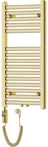 Mexen Hades, elektrické topné těleso 800 x 400 mm, 300 W, zlatá lesklá, W104-0800-400-2300-50