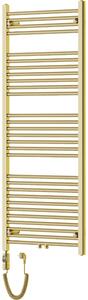 Mexen Mars, elektrické topné těleso 1500 x 600 mm, 600 W, zlatá lesklá, W110-1500-600-2600-50