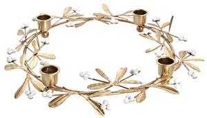 Lene Bjerre Adventní svícen Missia Mistletoe - Gold LB175