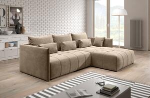 Designová sedací souprava ILONIE - světle hnědá