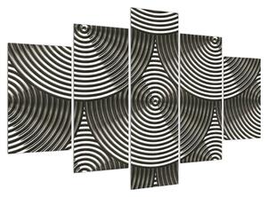 Abstraktní obraz - tvary (150x105 cm)