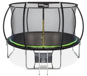 Zahradní trampolína Premium s skákací sítí 427cm Jump Hero 14FT