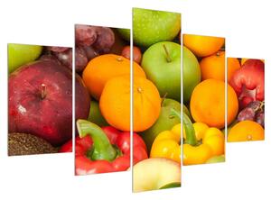 Obraz ovoce a zeleniny (150x105 cm)