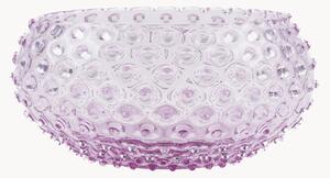 Ručně foukaná servírovací mísa Hobnail