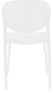 Tempo Kondela Stohovatelná jídelní židle FEDRA bílá