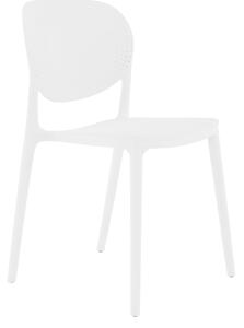 Tempo Kondela Stohovatelná jídelní židle FEDRA bílá