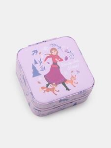 Sinsay - Šperkovnice z imitace kůže s přihrádkami Frozen - levandulová