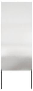 Soukromí na zahradě Řezací Stříbrná 50 x 140 cm Nerezová ocel