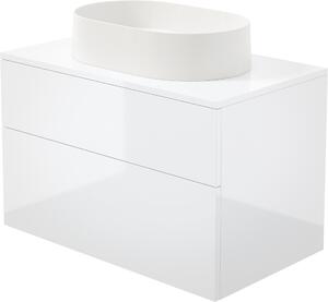 Deante Prizma umyvadlo se skříňkou a deskou 80 cm bílá SD6B8SAU6S