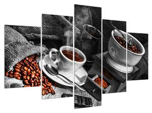 Obraz šálku kávy (150x105 cm)