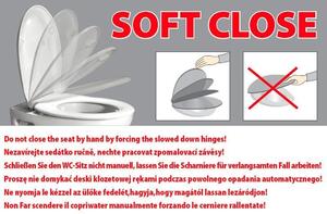 GSI, WC sedátko, SLIM, Soft Close, bílá mat/chrom, MS86CSN09