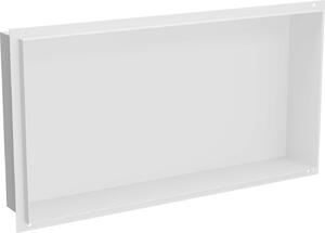 Mexen X-Wall-NR, polička na zapuštění pod obklad bez límce 60 x 30 cm, bílá, 1921603010