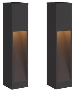 Solární LED osvětlení cesty 2 pcs Teplá bílá 18 x 18 x 80 cm
