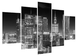 Černobílý obraz New Yorku (150x105 cm)